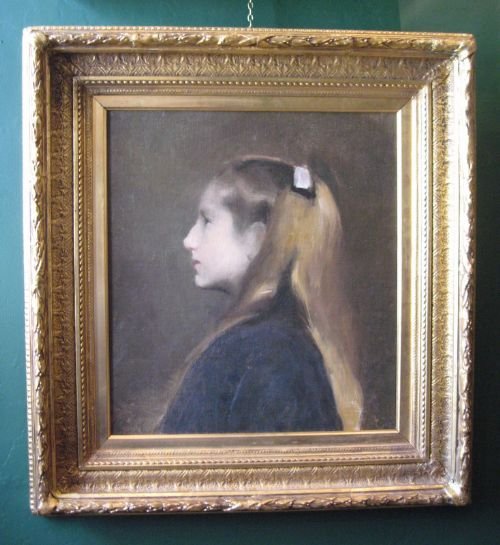Oil Sketch Portrait of a Girl