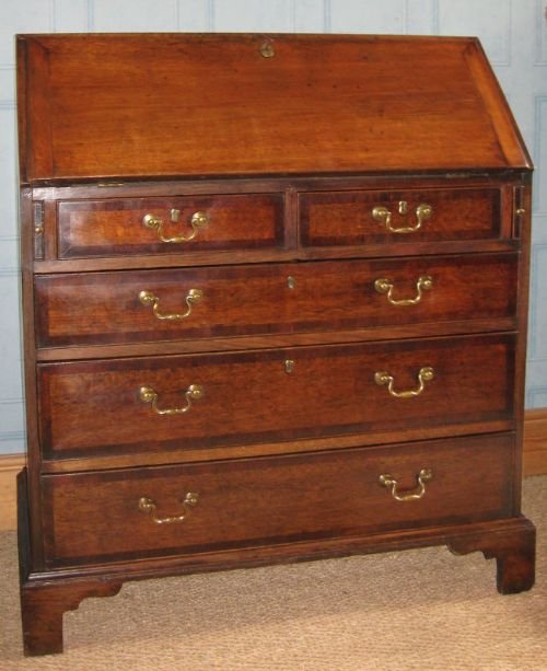 Superb Georgian Oak Bureau