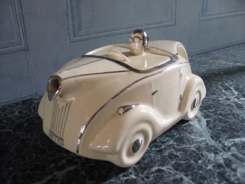 fig 1. Art Deco Racing Car Teapot