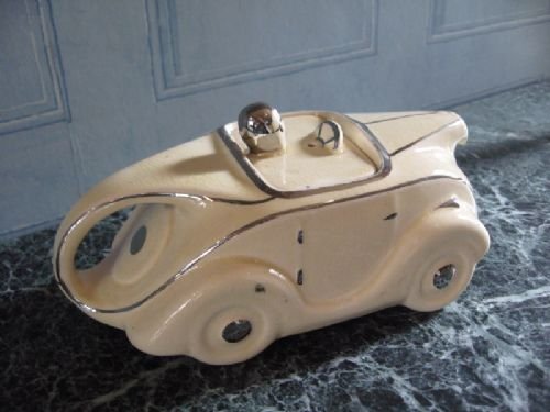 fig 2. Art Deco Racing Car Teapot