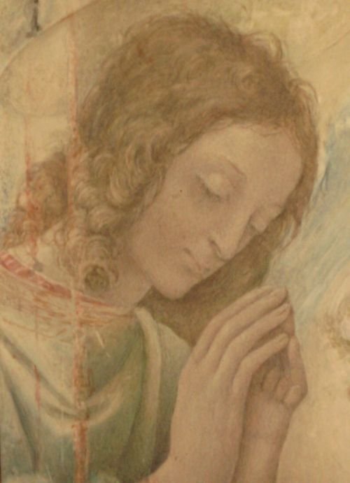 fig 1. Watercolour of an Angel