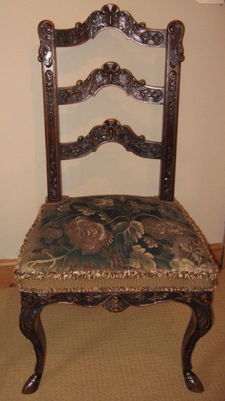 fig 2. PAIR OF CONTINENTAL SIDE CHAIRS