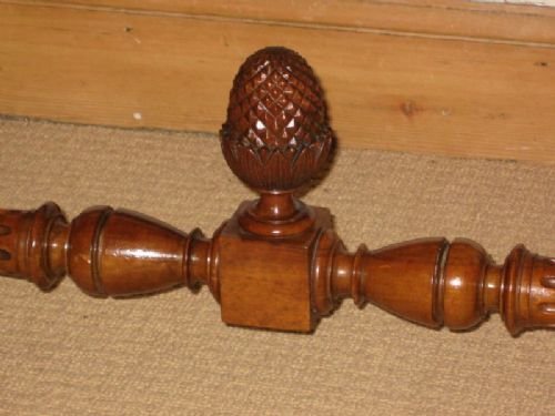 fig 1. C19TH FRENCH WALNUT SIDE TABLE