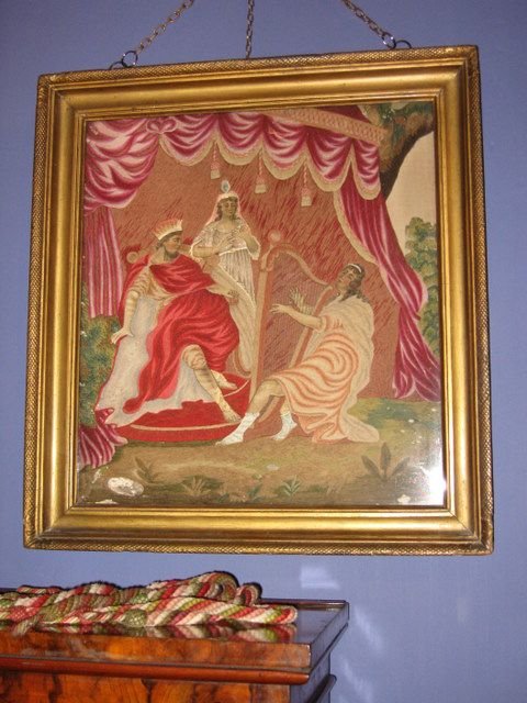 Good Georgian Needlework Classical Subject