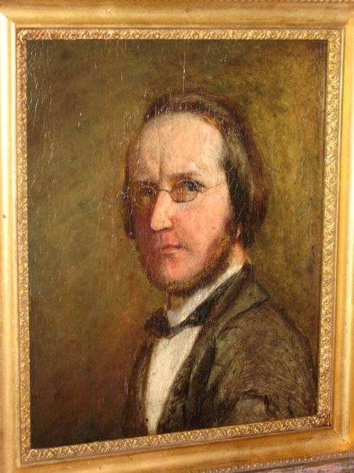 fig 1. Oil on panel Portrait