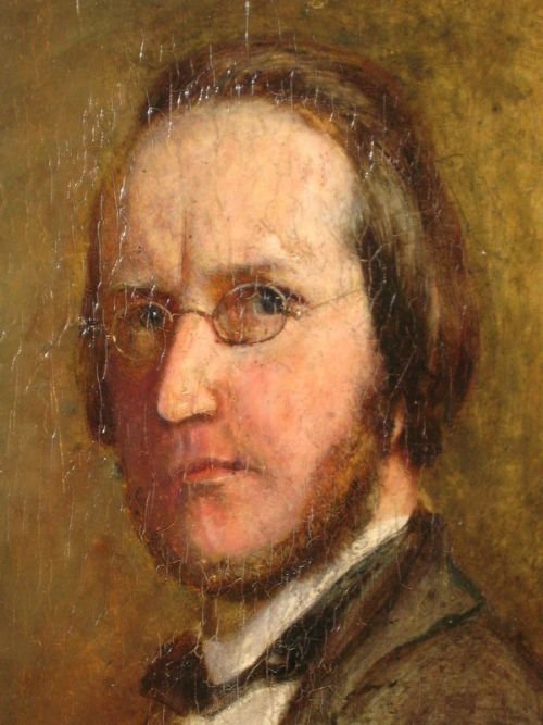 fig 2. Oil on panel Portrait