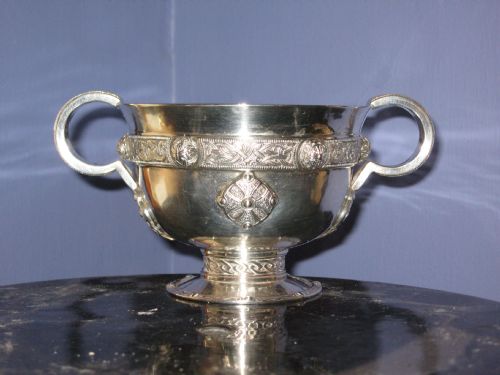 IRISH CELTIC DESIGN SILVER CUP - ADDITIONAL PHOTO 1