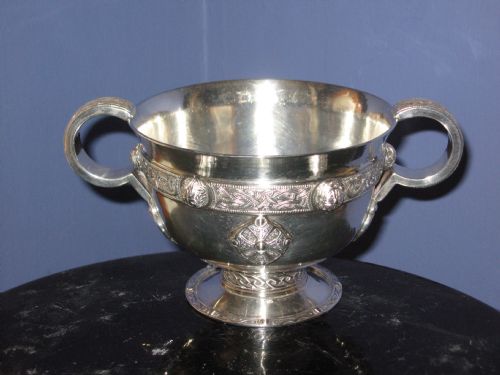 IRISH CELTIC DESIGN SILVER CUP - ADDITIONAL PHOTO 2