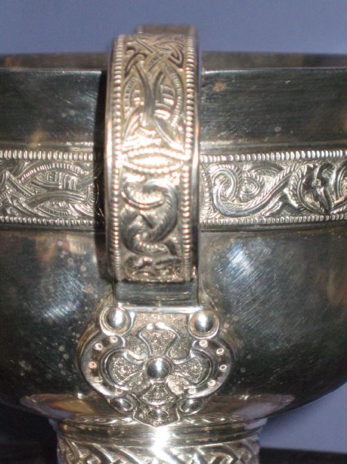 IRISH CELTIC DESIGN SILVER CUP - ADDITIONAL PHOTO 4