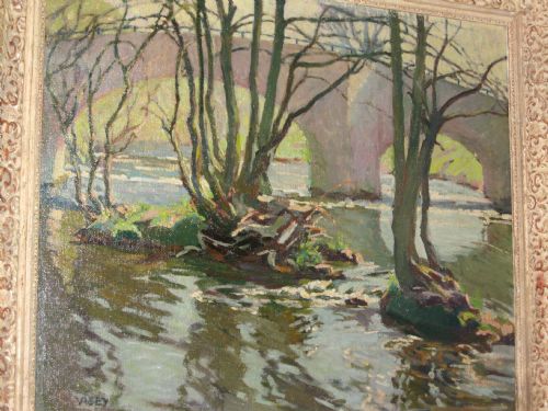 OIL RIVER SCENE BY GLADYS VASEY - ADDITIONAL PHOTO 2
