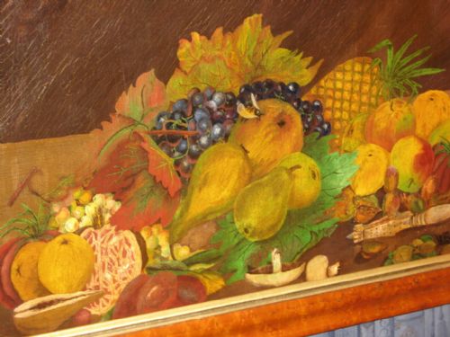 NAIVE VICTORIAN OIL STILL LIFE - ADDITIONAL PHOTO 3