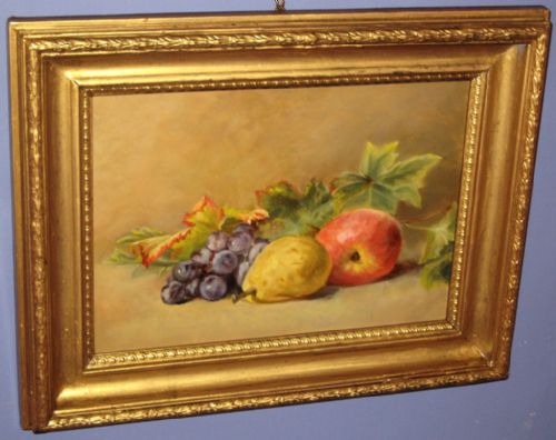 PAIR OF VICTORIAN STILL LIFE OILS - ADDITIONAL PHOTO 2