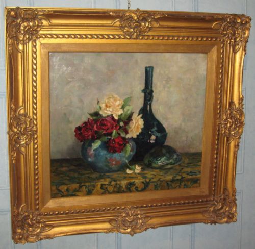 SUPERB VICTORIAN OIL STILL LIFE - ADDITIONAL PHOTO 1