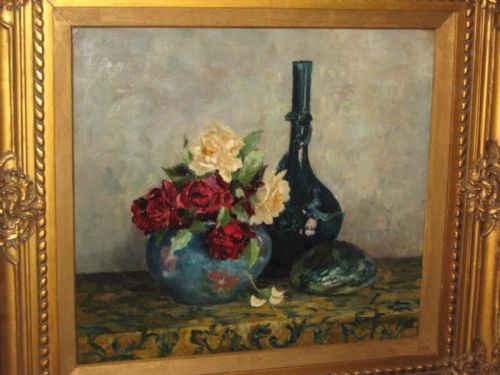 SUPERB VICTORIAN OIL STILL LIFE - ADDITIONAL PHOTO 2
