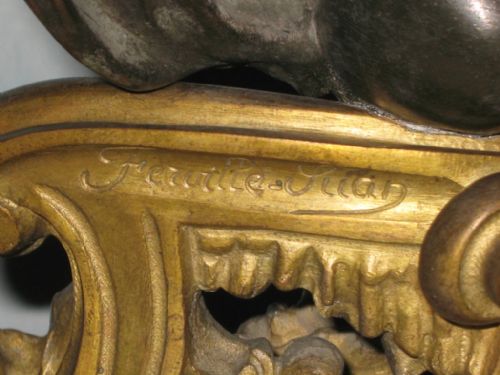FRENCH BRONZE ENCRIER BY FERVILLESUAN - ADDITIONAL PHOTO 6