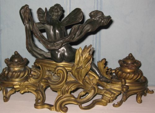FRENCH BRONZE ENCRIER BY FERVILLESUAN - ADDITIONAL PHOTO 7