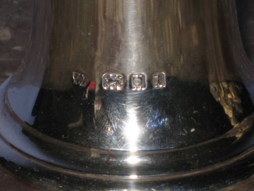 SOLID SILVER ART DECO TABLE BELL - ADDITIONAL PHOTO 4