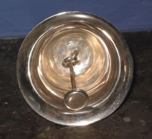 SOLID SILVER ART DECO TABLE BELL - ADDITIONAL PHOTO 5