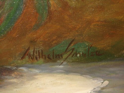 STILL LIFE IN OIL BY WILHELM SCHUTZE - ADDITIONAL PHOTO 5