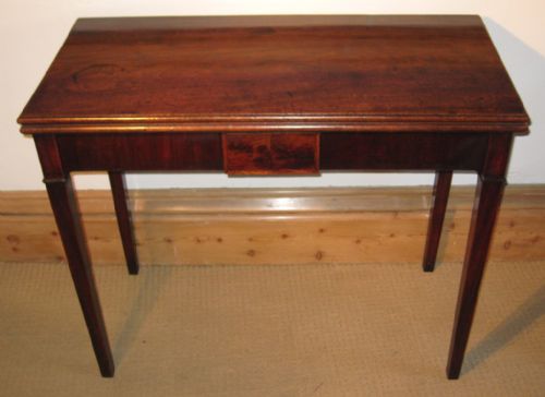 georgian mahogany tea table - CATEGORY: ANTIQUE TABLES - DATED 1800