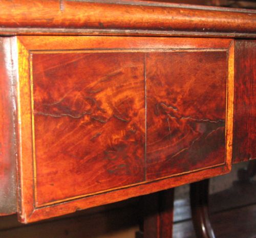 GEORGIAN MAHOGANY TEA TABLE - ADDITIONAL PHOTO 6