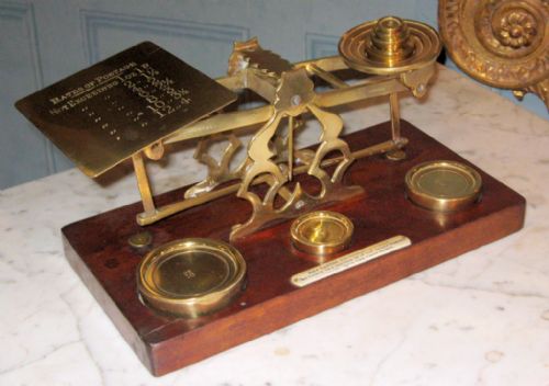 sampson mordan postal scales - CATEGORY: ANTIQUE MISCELLANEOUS - DATED 1900