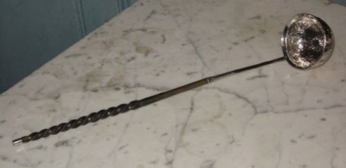 eighteenth century punch ladle - CATEGORY: ANTIQUE SILVER - DATED 1750