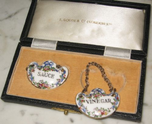 CASED PAIR OF CONDIMENT LABELS - ADDITIONAL PHOTO 2