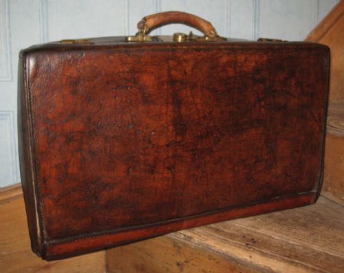 Victorian, Drew and Son Leather Suitcase