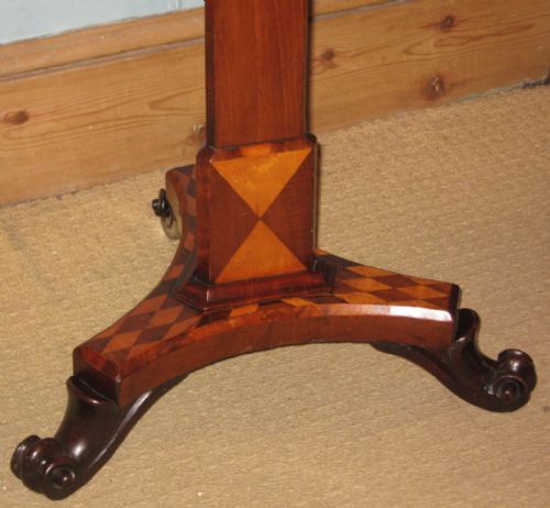 QUALITY REGENCY INLAID CHESS TABLE - ADDITIONAL PHOTO 2