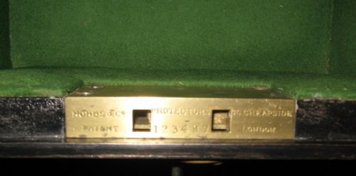 VICTORIAN HOBBSCO IRON STRONGBOX - ADDITIONAL PHOTO 4