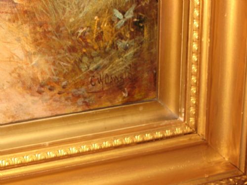 'COWS COMING HOME' OIL BY CHARLES W OSWALD - ADDITIONAL PHOTO 5