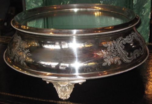 fig 1. Large Victorian Silver Plate Wedding Cake Stand