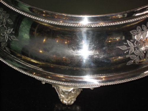 fig 3. Large Victorian Silver Plate Wedding Cake Stand