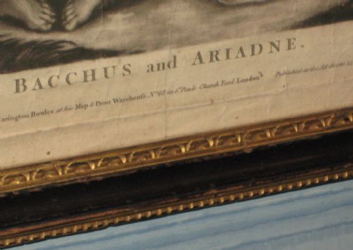 GEORGIAN 'BACCHUS AND ARIADNE' PRINT - ADDITIONAL PHOTO 4