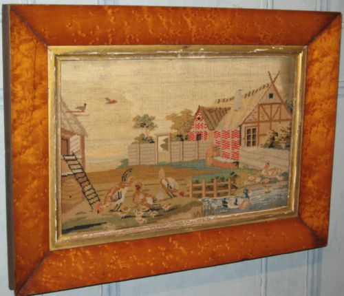 VICTORIAN FARMYARD NEEDLEWORK - ADDITIONAL PHOTO 1