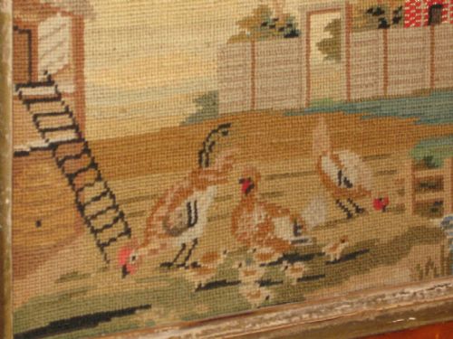 VICTORIAN FARMYARD NEEDLEWORK - ADDITIONAL PHOTO 4