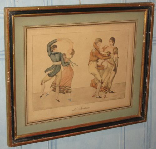 PAIR OF FRENCH EMPIRE PERIOD PRINTS - ADDITIONAL PHOTO 3