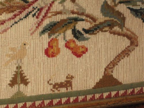 VICTORIAN HUMMINGBIRD NEEDLEWORK - ADDITIONAL PHOTO 3