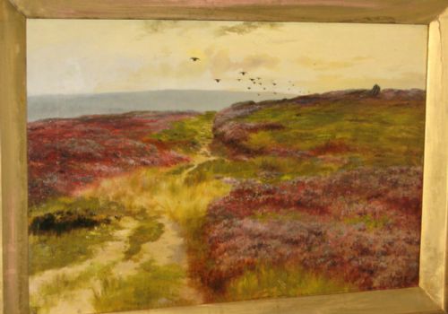 'THE GROUSE MOOR' OIL PAINTING - ADDITIONAL PHOTO 2