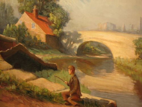 OIL OF NOTTINGHAM BY ERNEST OWEN COOKE - ADDITIONAL PHOTO 3