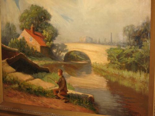 OIL OF NOTTINGHAM BY ERNEST OWEN COOKE - ADDITIONAL PHOTO 4