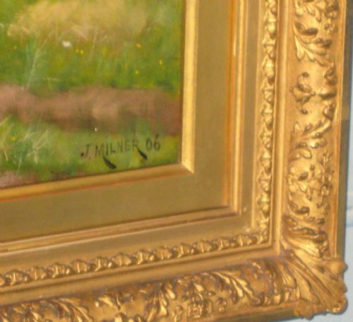 HORSE PORTRAIT OIL BY JOHN MILNER - ADDITIONAL PHOTO 5