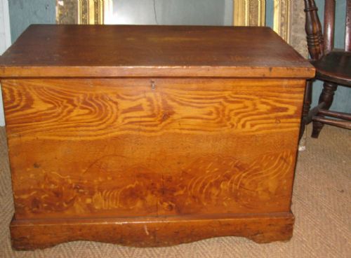 VICTORIAN PAINTED PINE TRUNK - ADDITIONAL PHOTO 1