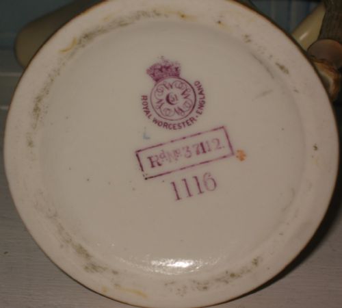 PAIR OF ROYAL WORCESTER VASES BY EDWARD RABY - ADDITIONAL PHOTO 5
