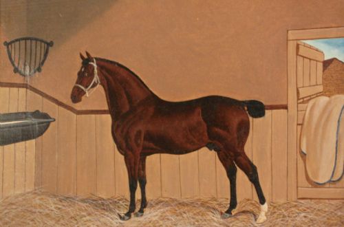 PAIR OF VICTORIAN HORSE OIL PAINTINGS - ADDITIONAL PHOTO 3