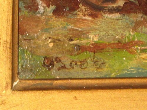 SMALL DUTCH OIL LANDSCAPE SCENE - ADDITIONAL PHOTO 3