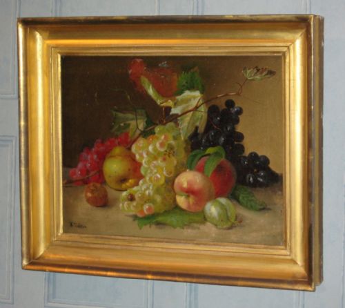 dutch still life oil by hvelten - CATEGORY: ANTIQUE ART - DATED 1880