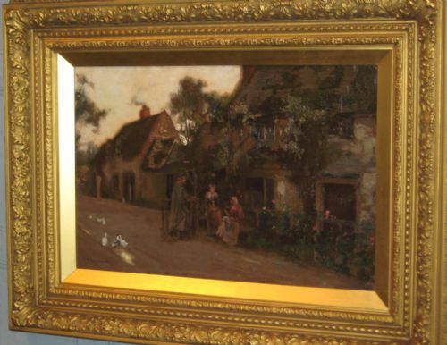 'DAYS END' OIL BY JOHN LOCHHEAD RBA - ADDITIONAL PHOTO 1