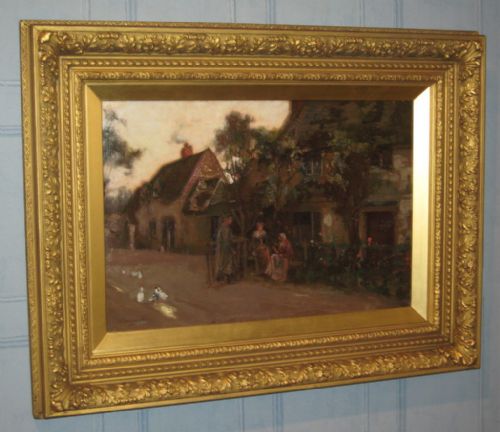 'DAYS END' OIL BY JOHN LOCHHEAD RBA - ADDITIONAL PHOTO 2